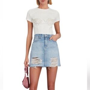 L'AGENCE Jolene Denim Skirt